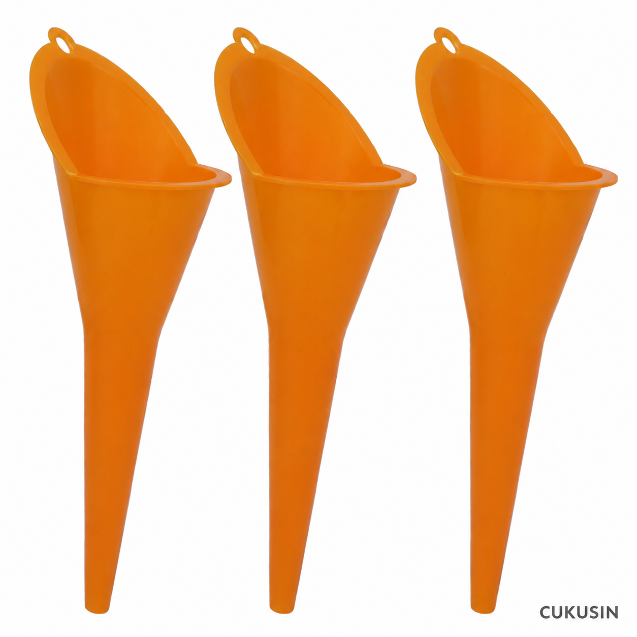 3 pcs/set multifunctional long neck funnel motorcycle long mouth funnel plastic fuel funnel diesel fueler tool — CUKUSIN logo image
