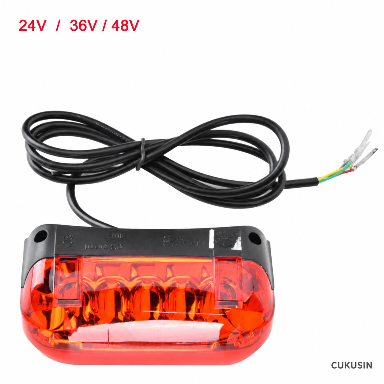 Motorcycle 2-in-1 tail light - integrated brake light for electric bikes and scooters — CUKUSIN logo image