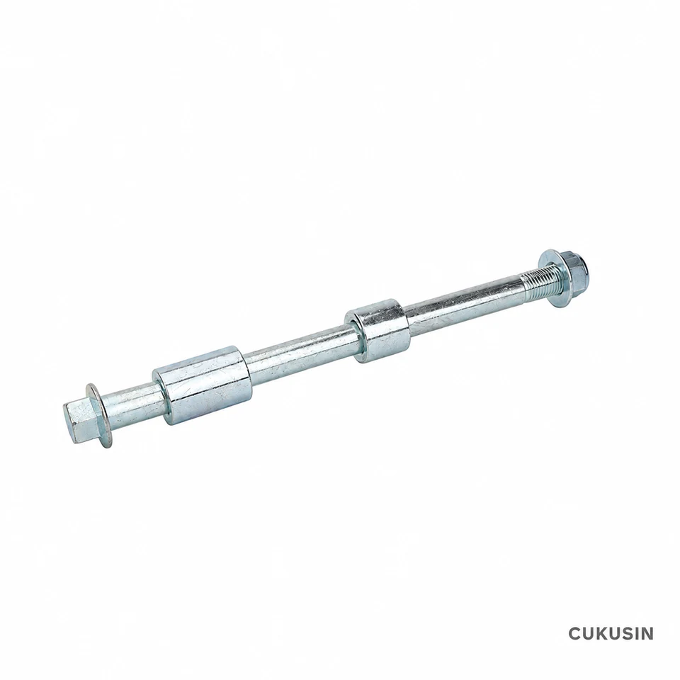Off-road motorcycle mountain bike front and rear axle m15/220mm screw bolt flat fork spacer kit — CUKUSIN logo image