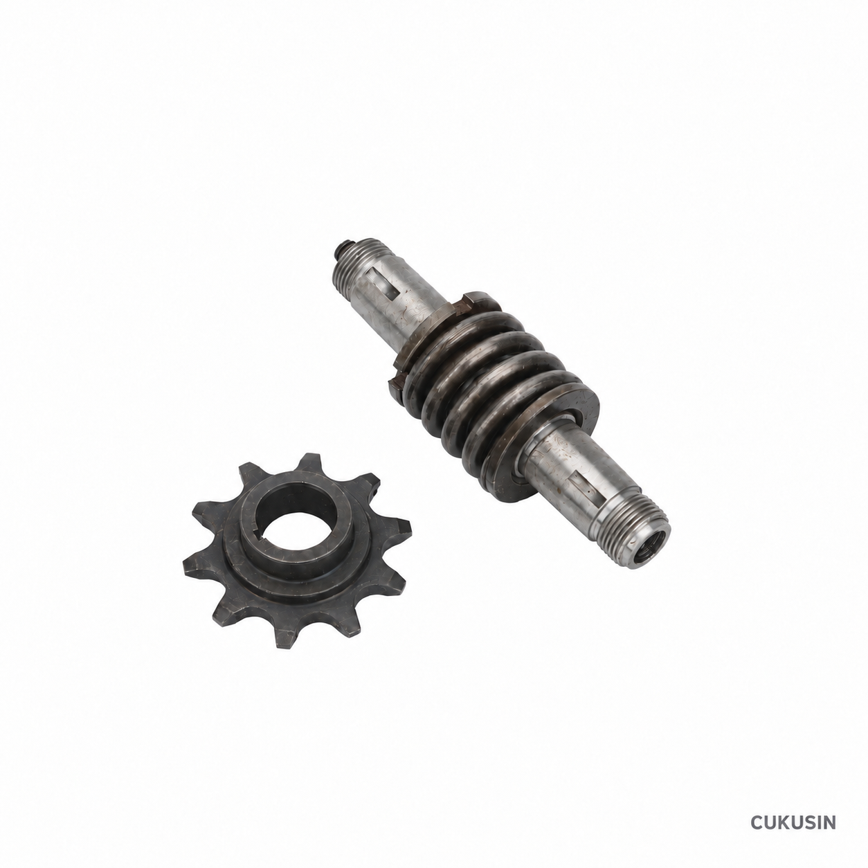 10-tooth engine clutch shaft, compatible with 66cc and 80cc electric bicycles — CUKUSIN logo image