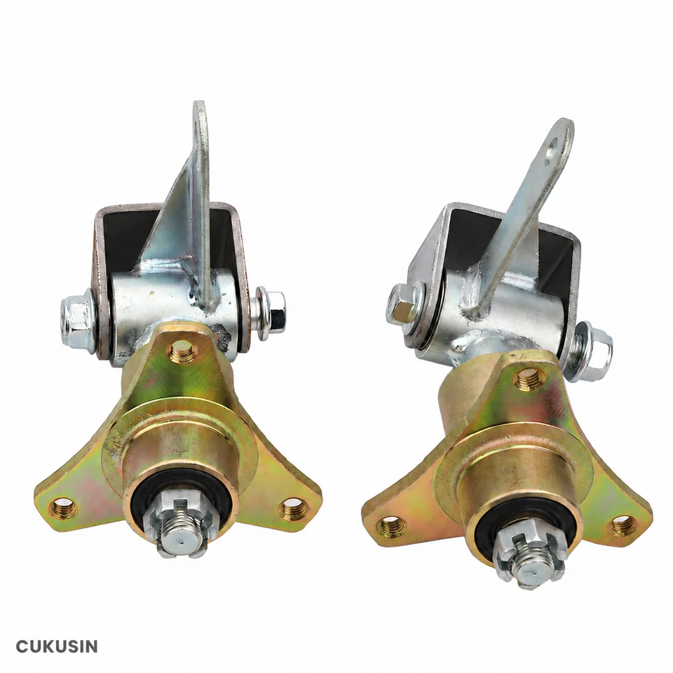 3-stud front wheel hub short axle steering knuckle flange for go-karts, atvs, and motorcycles — CUKUSIN logo image