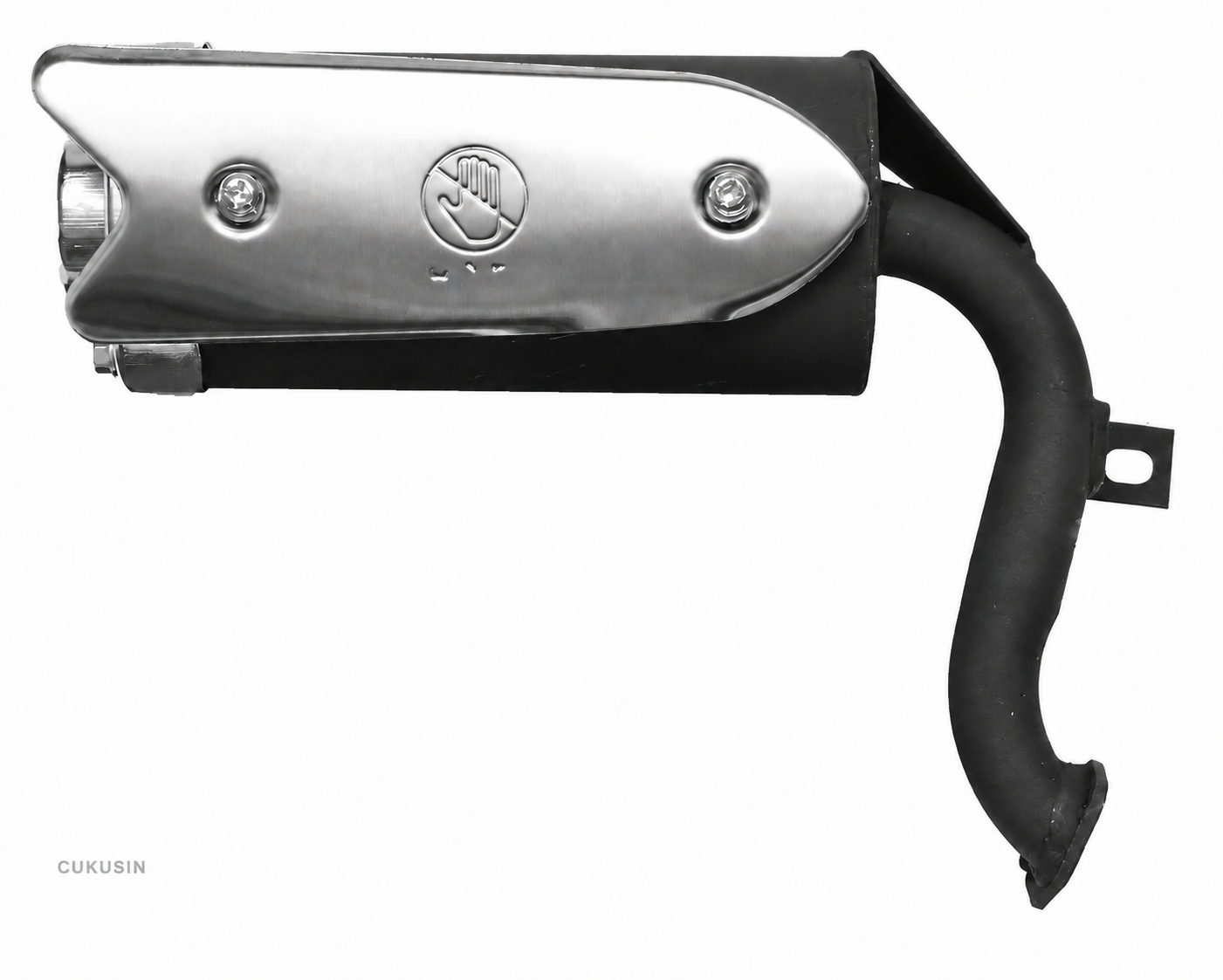 43cc-49cc exhaust pipe, compatible with mini ATV, quad, all-terrain vehicle, off-road vehicle, gasoline scooter engine — CUKUSIN logo image