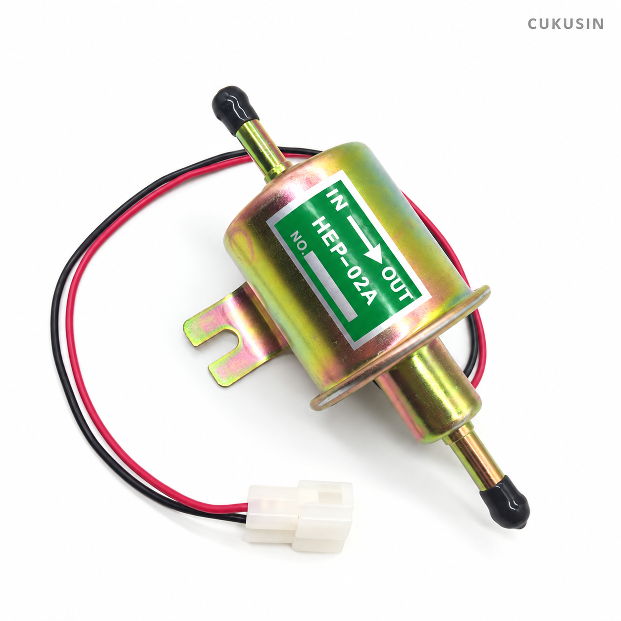 12v universal heavy-duty electric fuel pump - metal gasoline fuel pump — CUKUSIN logo image