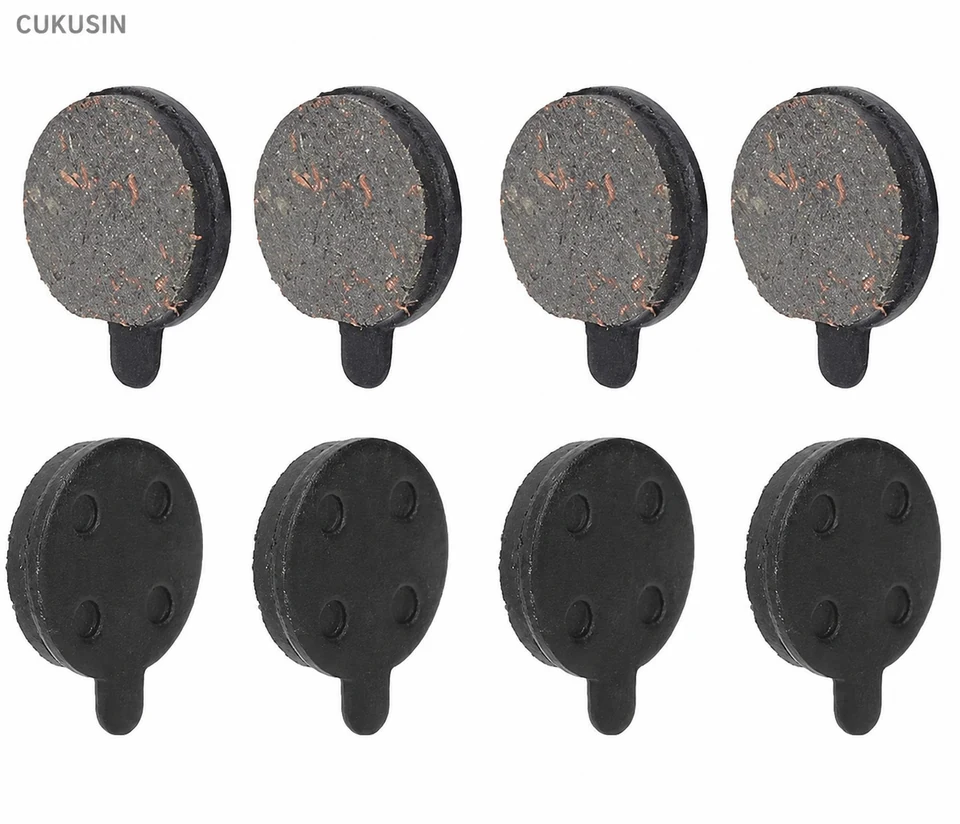 4 pairs of brake pads disc brake pads semi-metal brake disc rotor pads for 10-inch electric scooters — CUKUSIN logo image