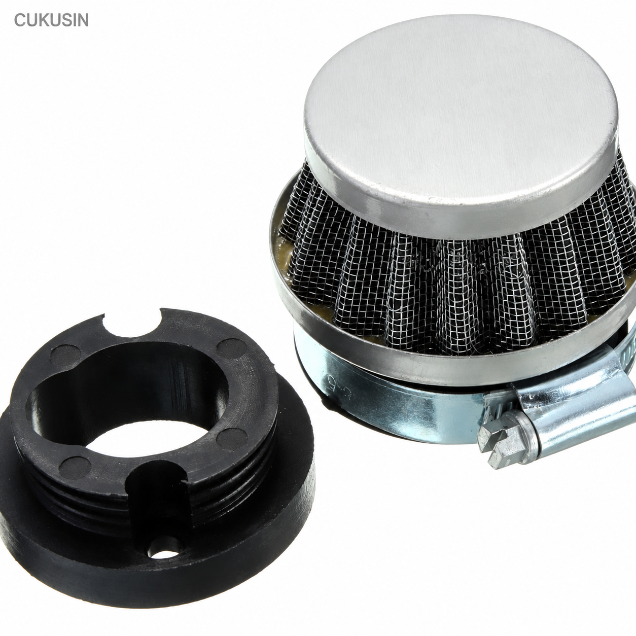 Mini motorcycle accessories 49cc small sports car small off-road small lilia 2-stroke two-stroke air filter with plug 40-6 — CUKUSIN logo image