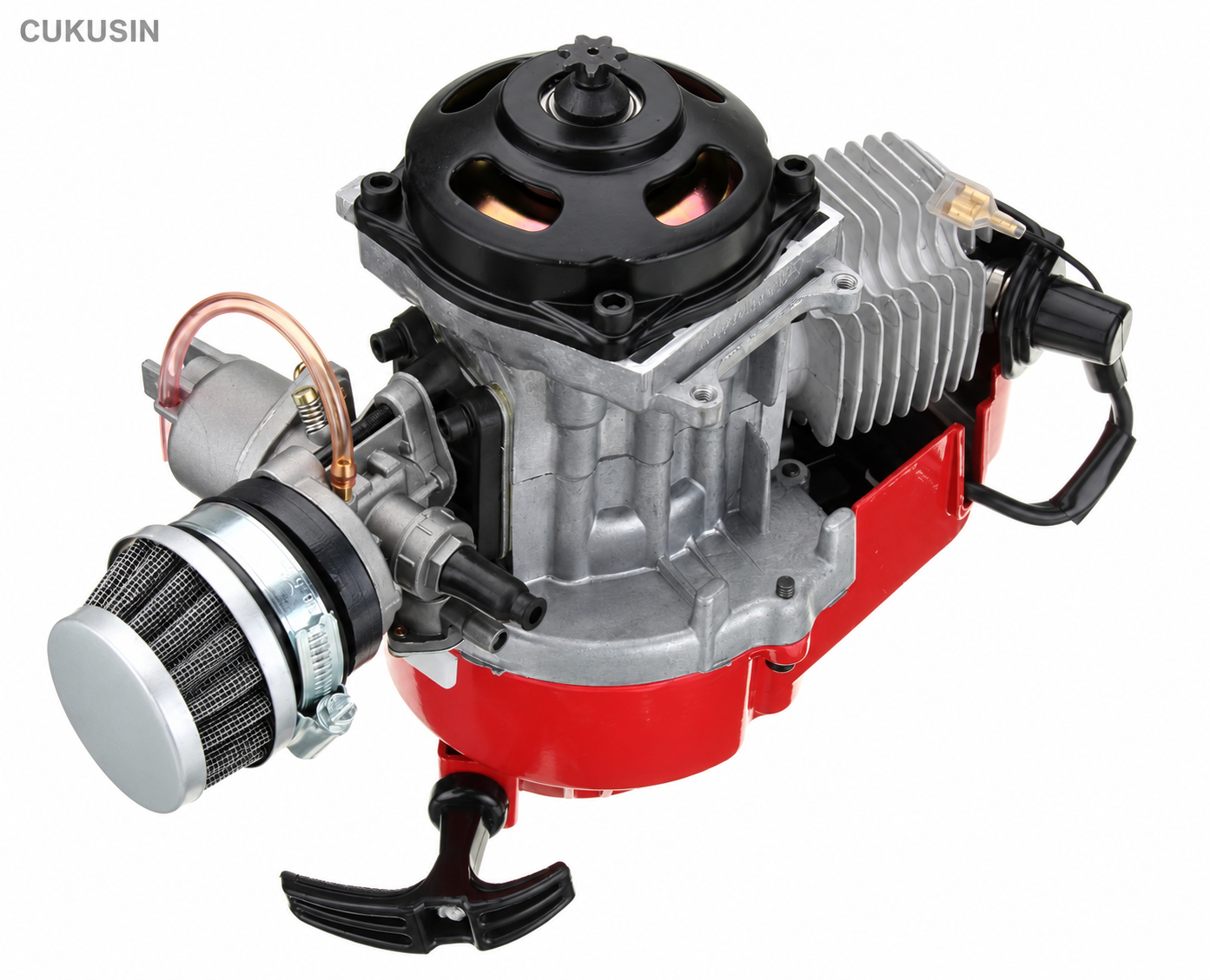 Mini motorcycle ATV 2-stroke 47cc, 49cc engine 7 tooth connecting plate — CUKUSIN logo image
