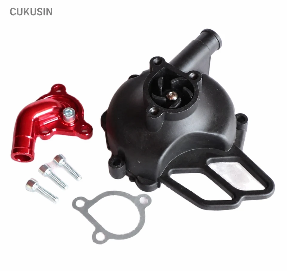 CNC aluminum alloy water pump cover ktm 50 sx 2006-08 pro jr lc 2002-05 pro sr — CUKUSIN logo image