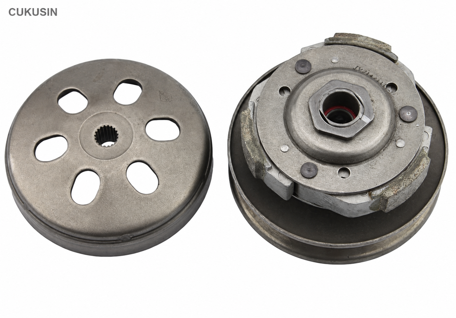 Clutch assembly with cover 4-stroke GY6 125cc 150cc motorcycle ATV 152qmi 157qmj — CUKUSIN logo image