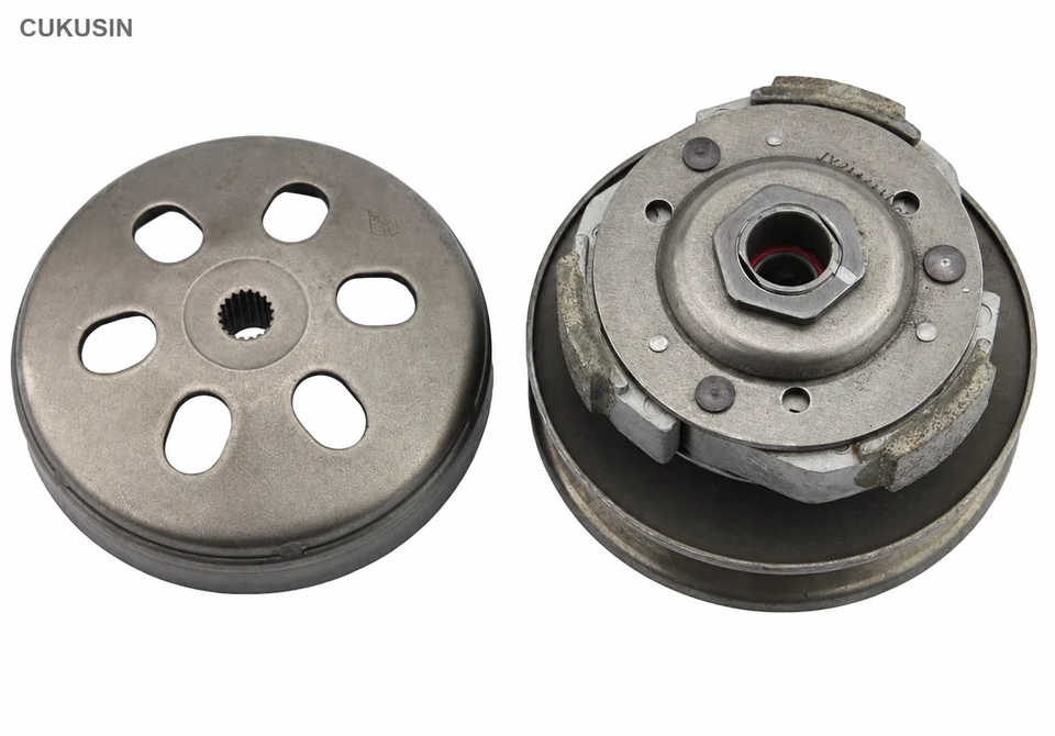 Clutch assembly with cover 4-stroke GY6 125cc 150cc motorcycle ATV 152qmi 157qmj — CUKUSIN logo image