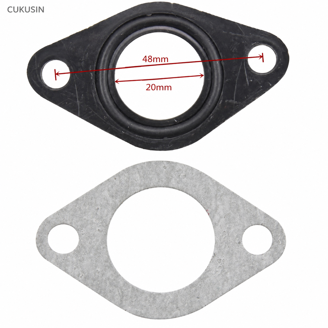 Pz19 intake manifold gasket 50cc 70cc 90cc 110cc 125cc ATV off-road vehicle — CUKUSIN logo image