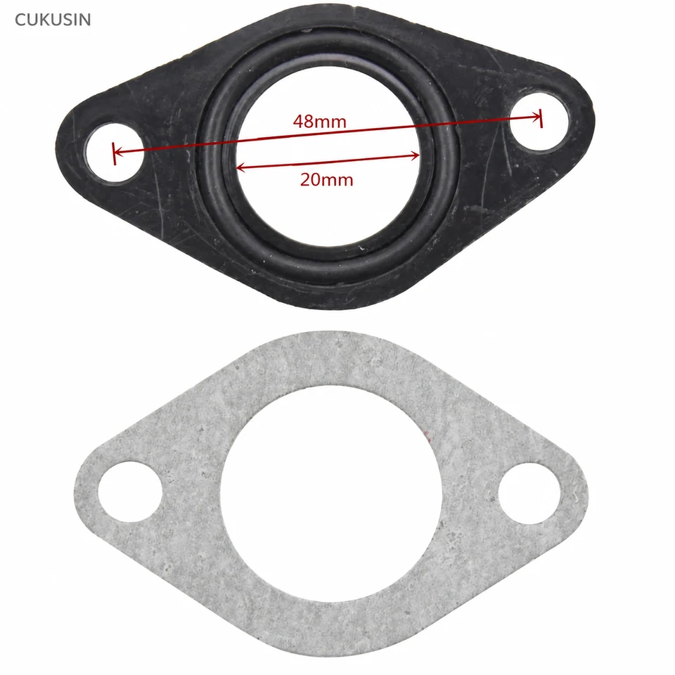 Pz19 intake manifold gasket 50cc 70cc 90cc 110cc 125cc ATV off-road vehicle — CUKUSIN logo image