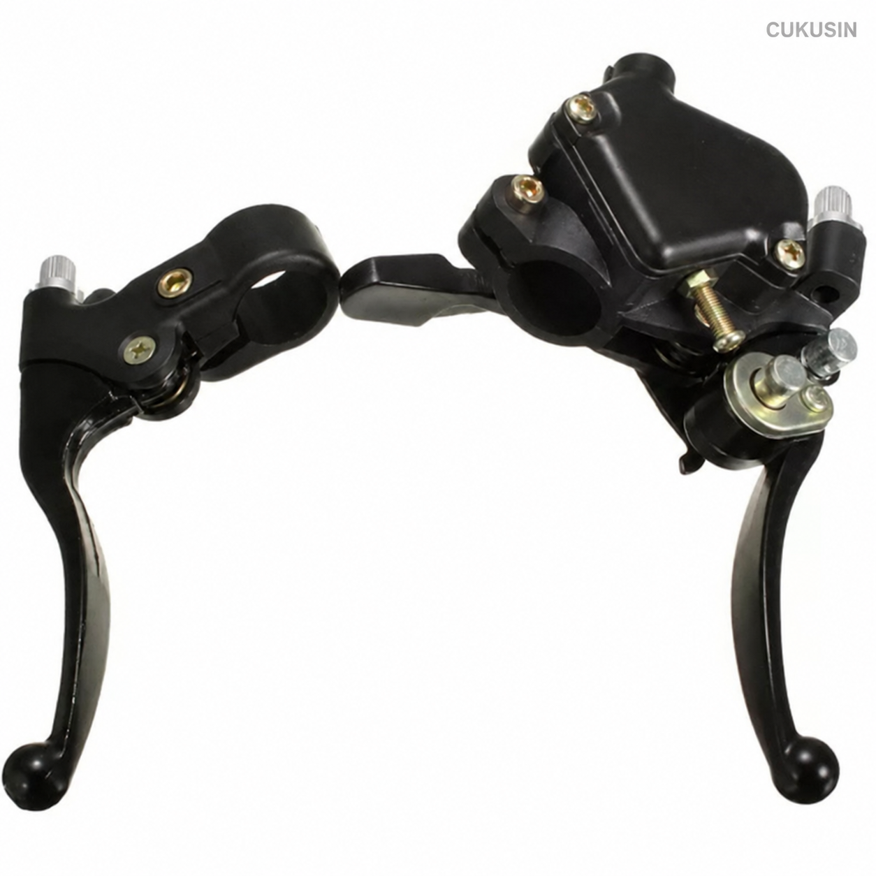 Thumb throttle dual brake lever 22mm for mini motorcycles and quad bikes — CUKUSIN logo image