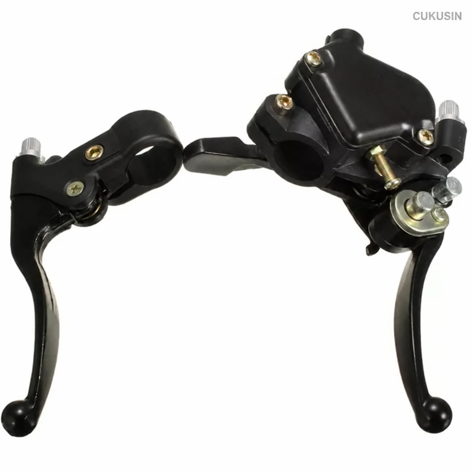 Thumb throttle dual brake lever 22mm for mini motorcycles and quad bikes — CUKUSIN logo image