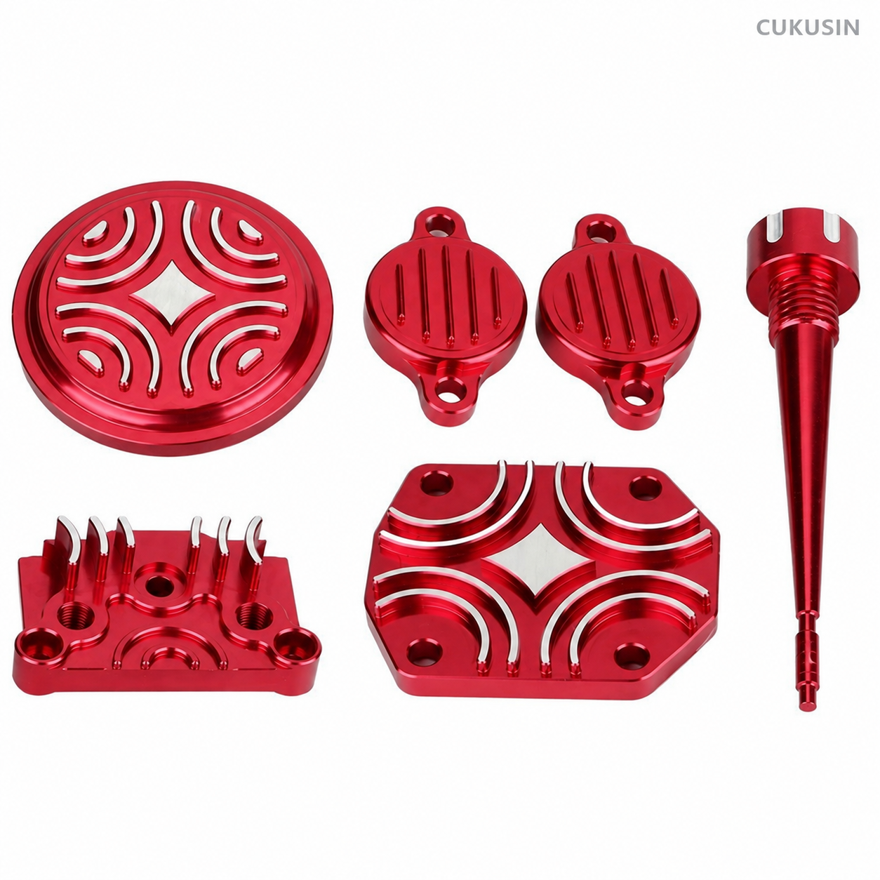 CNC engine cover kit for lifan yx zongshen 110cc 125cc dirt bikes — CUKUSIN logo image