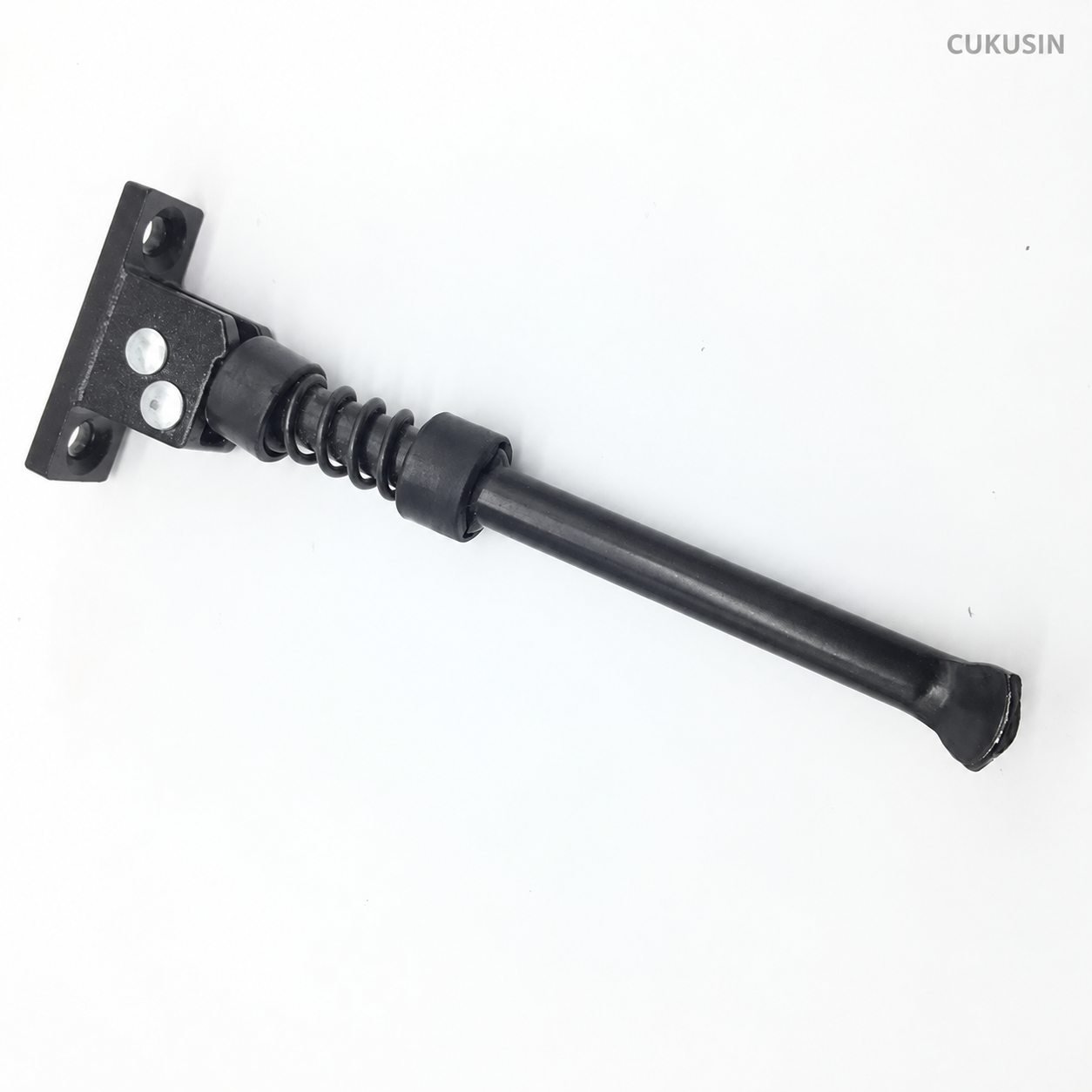 170mm right angle kickstand aluminum alloy black electric scooter single-sided adjustable kickstand — CUKUSIN logo image