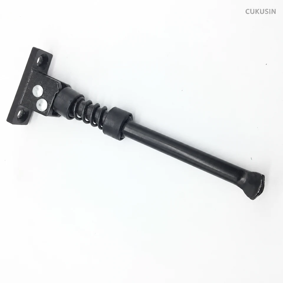 170mm right angle kickstand aluminum alloy black electric scooter single-sided adjustable kickstand — CUKUSIN logo image