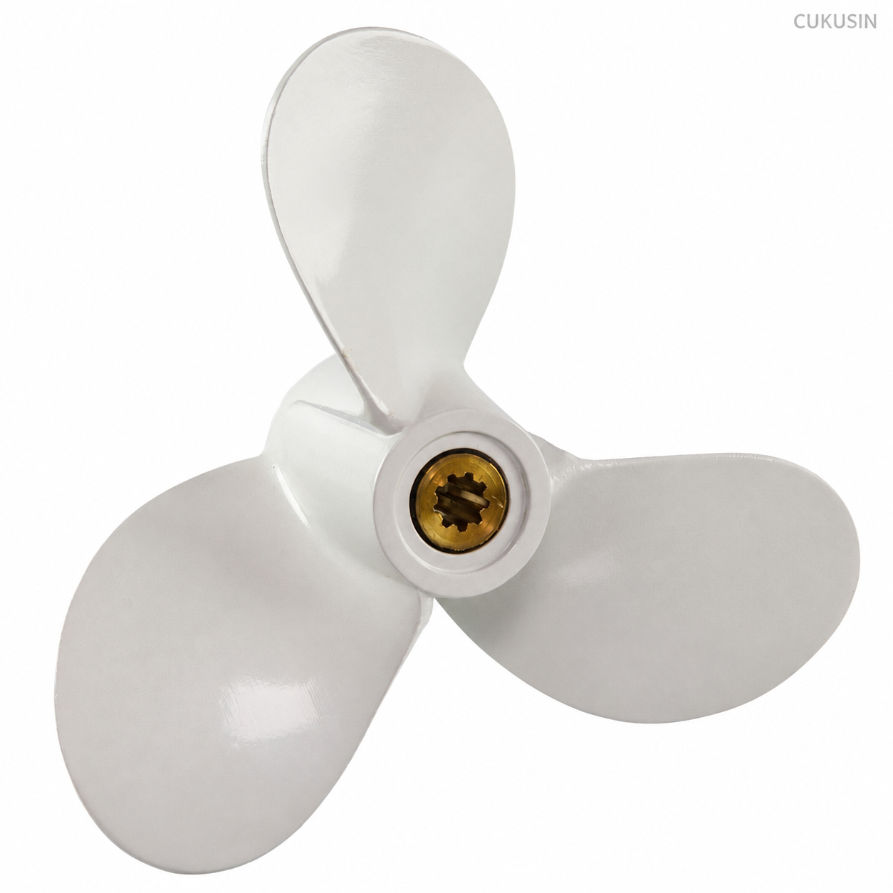 Yamaha 2.5-6 hp7 1/2x7 ba aluminum outboard propeller blades 6e0-45943-01-el — CUKUSIN logo image