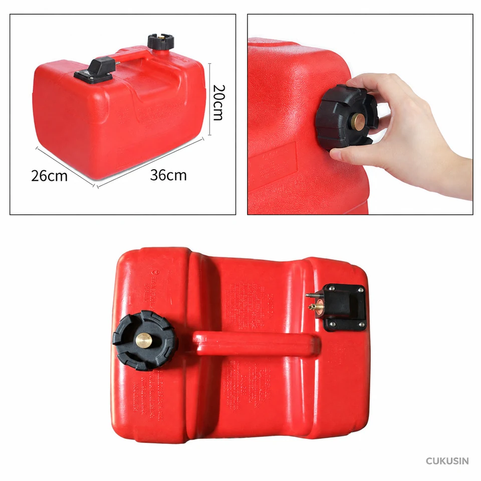 12l portable marine fuel tank 3.2 gallon Yamaha boat outboard oil tank jet ski fuel tank — CUKUSIN logo image