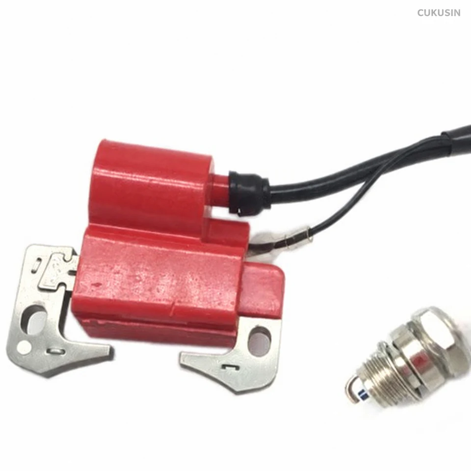 47cc 49cc mini motorcycle ATV high voltage pack ignition coil spark plug 2-stroke engine parts — CUKUSIN logo image