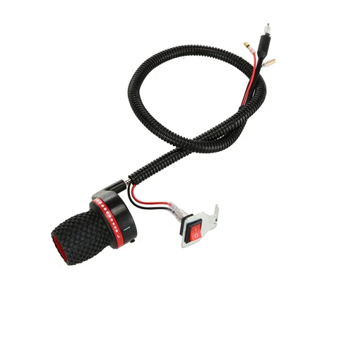 CUKUSIN Marine Throttle Trigger Handle Flame-Out Switch & Cable Assembly for 4 Stroke 4HP Boat Outboard… — product view 1