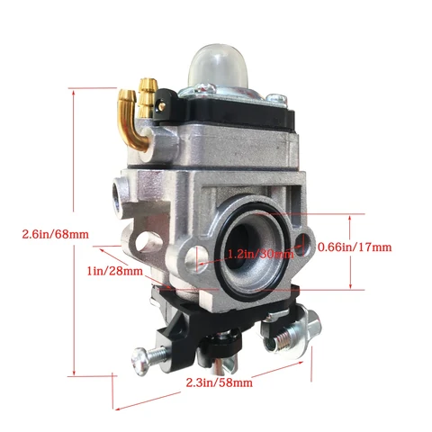 CUKUSIN Carburetor Kit for 144F 145F Outboard Motor 62CC Scooter Brush-cutter Carburetor Gasoline Grass… — product view 2