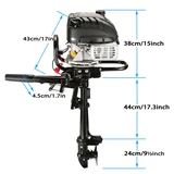 4 Stroke 6 HP Air Cooling System Outboard Motor with Mandalorian Shape and Kill Urgent Stop Switch( HK… — product view 5