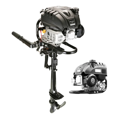 4 Stroke 6 HP Air Cooling System Outboard Motor with Mandalorian Shape and Kill Urgent Stop Switch( HK… — product view 1