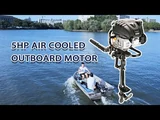4 Stroke 6 HP  Air Cooling System Outboard Motor with Mandalorian Shape and Kill Urgent Stop Switch( HK Inventory)