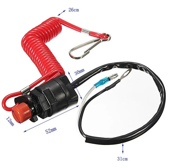 Kill Stop Switch With Safety Tether Cord for outboard Yamaha motor — product view 5