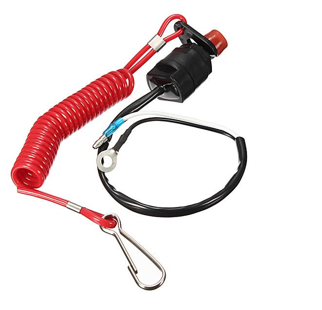 Kill Stop Switch With Safety Tether Cord for outboard Yamaha motor — product view 2