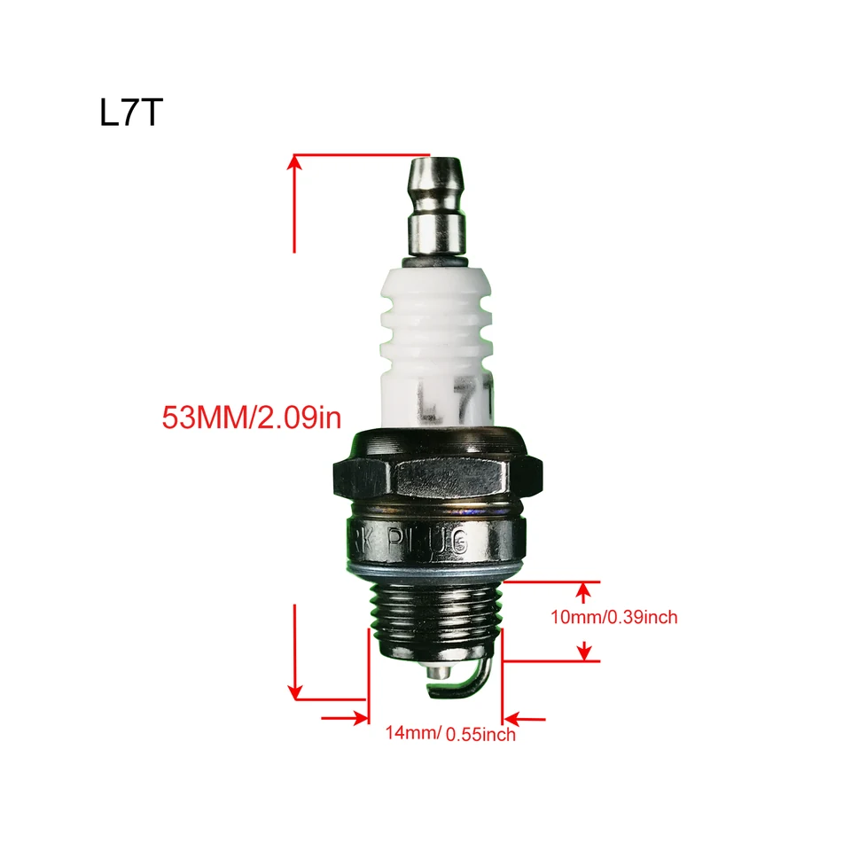 3 PCS Spark Plug A7TC F7TC L7F for CUKUSIN 144F 145F 150F 196F 225F 220F — product view 4
