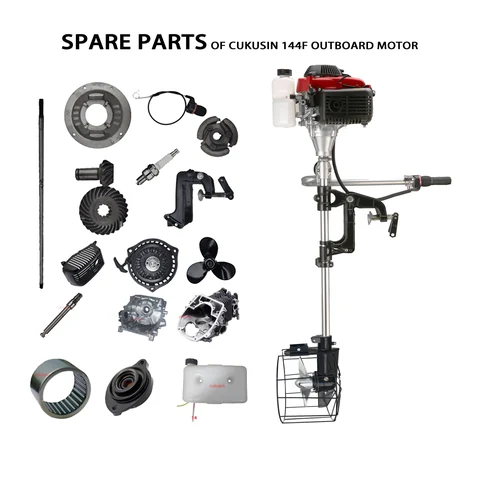 Spare Parts of CUKUSIN® 144F OUTBOARD MOTOR 4hp 4 Stroke — product view 1