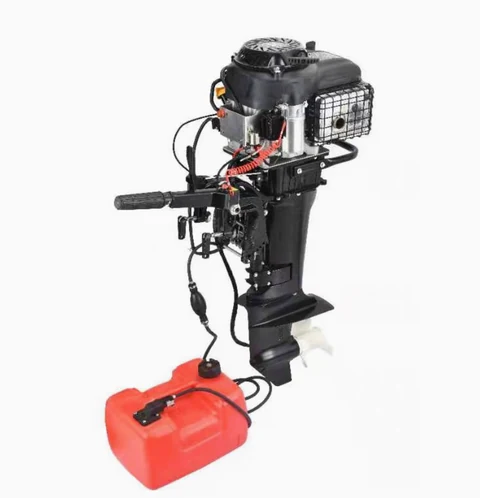 15 HP Outboard Motor, air cooling system, Electric Start, With extend fuel tank